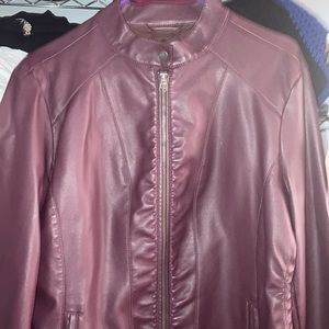 Women leather jacket